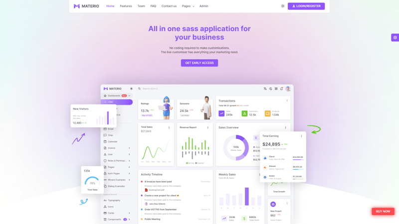 Materio Bootstrap 5 HTML Admin Template