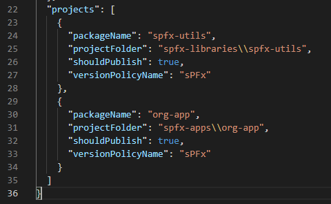 independent versioning in rush step2