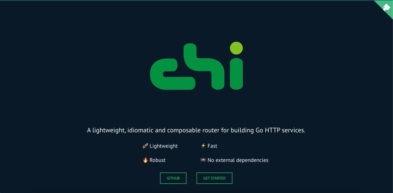 chi go web framework