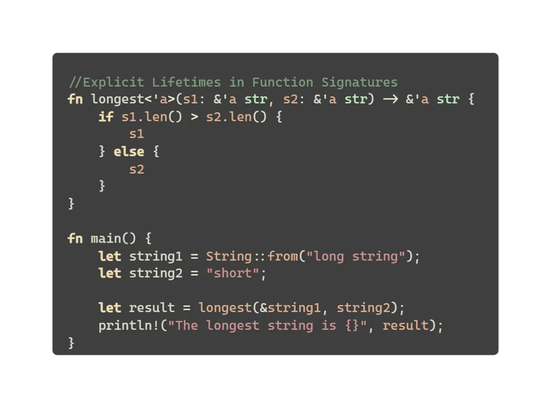 Lifetimes in Rust