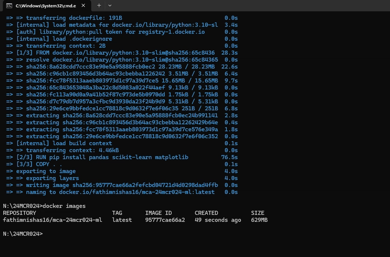 build image in docker