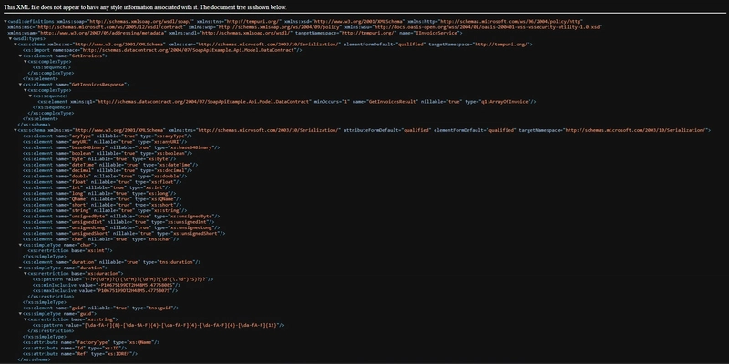 ASP.NET - SOAP API (SOAPCORE)