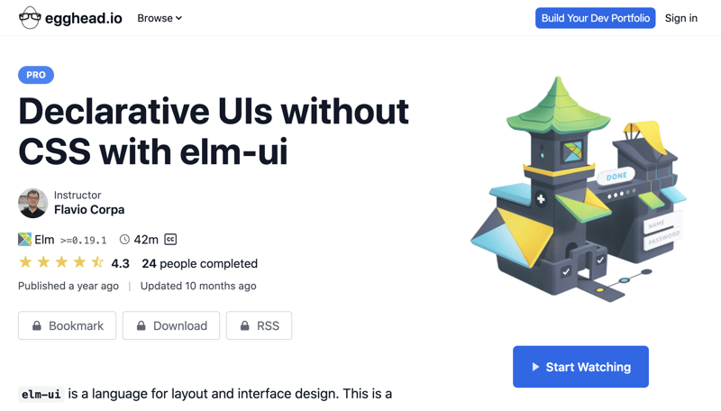 Declarative UIs without CSS with elm-ui