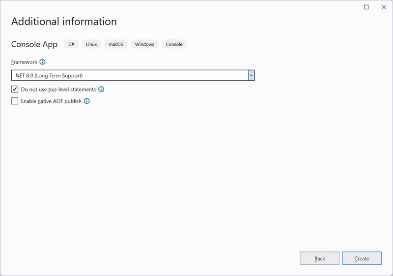 .NET 8 Framework