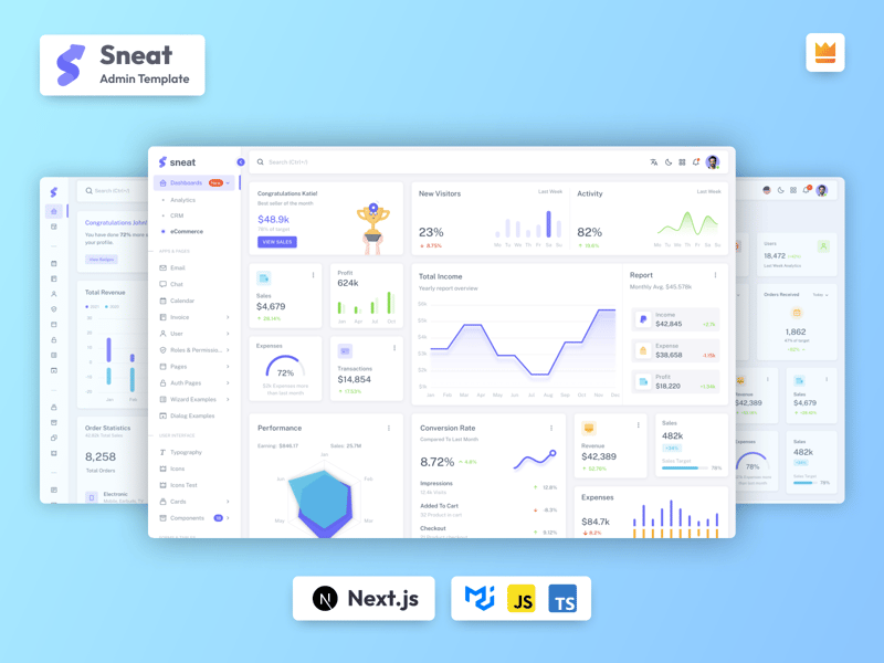 Sneat MUI React Next.js Admin Template