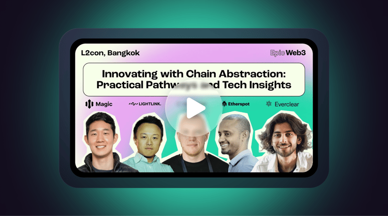 Chain Abstraction Innovations at L2Con Panel