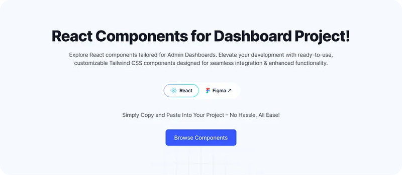 100+ React Dashboard Components