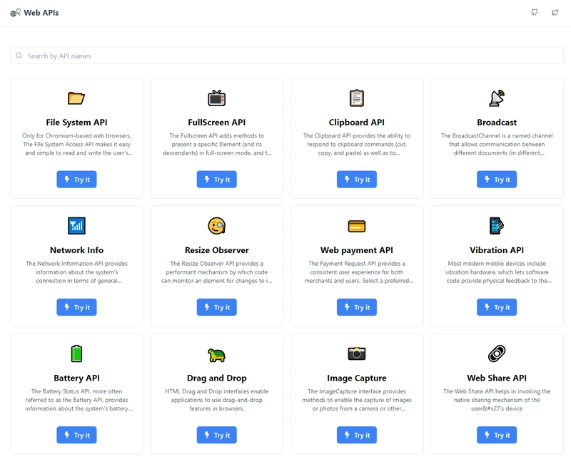demo page