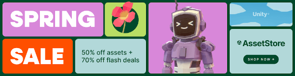 Asset Store Spring sale