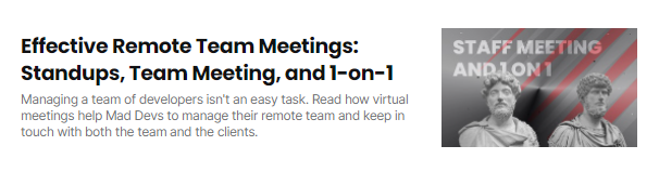 Effective Remote Team Meetings