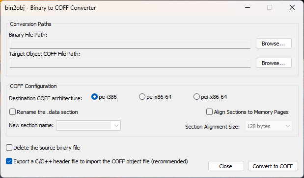 How to Embed Binary Data into a Win32 Executable File in 4 Methods