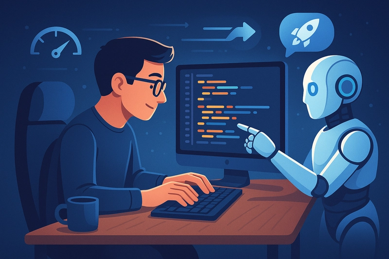 AI tool helping developer to code