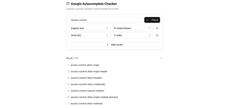 Create a Tool to Preview Google Suggestions Worldwide