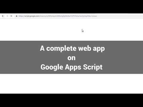 Single Page Apps in Google Apps Script