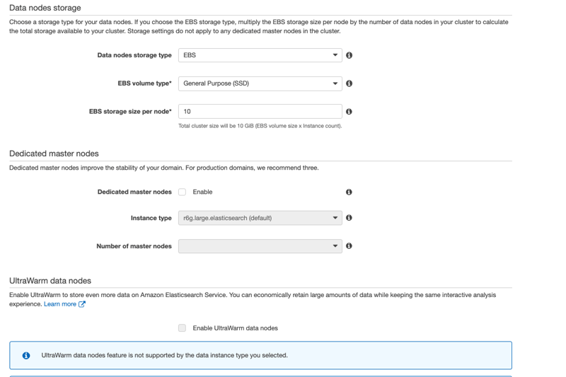 ECS data node storage