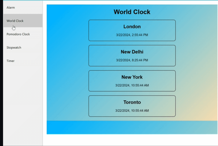 World Clock