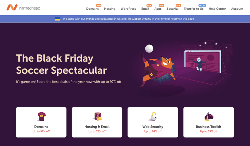 Namecheap Black Friday