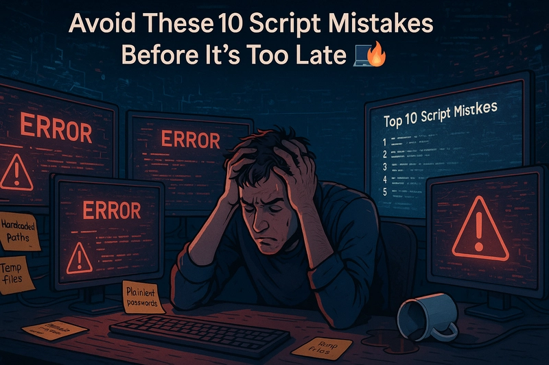 ❌ Top 10 Common Mistakes in Writing Scripts