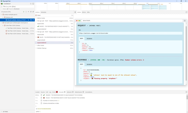 New PLAYWRIGHT-AJV-SCHEMA-VALIDATOR for API Testing!