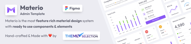 Materio Figma UI kit