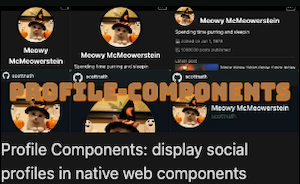 dev.to post web component