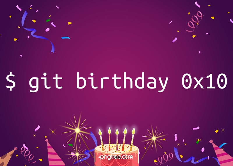 16 git tricks on 16th git birthday