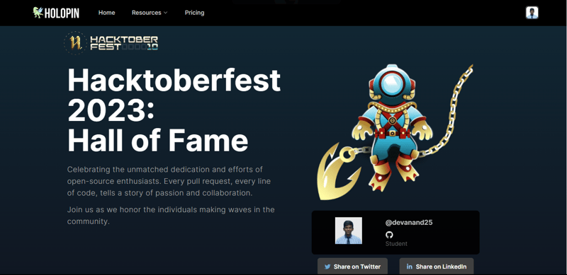 My Hacktoberfest hall of fame