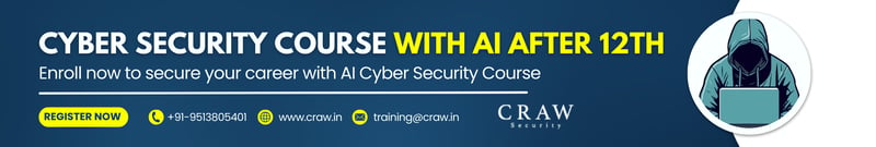 Cyber Security Course with AI after 12th by Craw Security