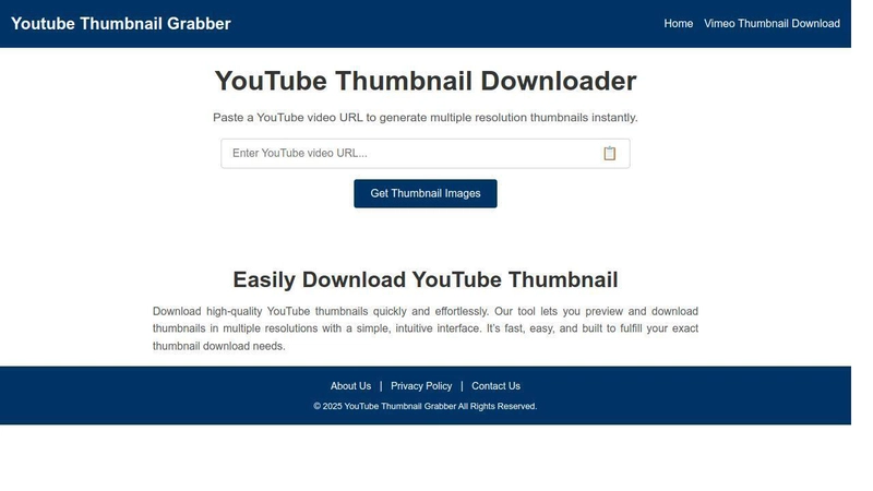 Meet YouTubeThumbnailGrabber.app: Effortless HD Thumbnail Extraction