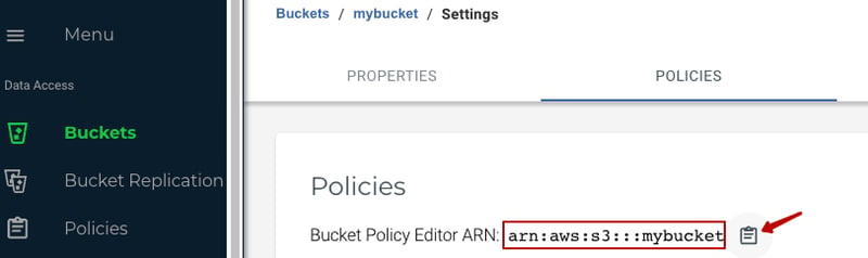 copy your bucket policy editors ARN and paste it to add statement's ARN of aws policy generator page