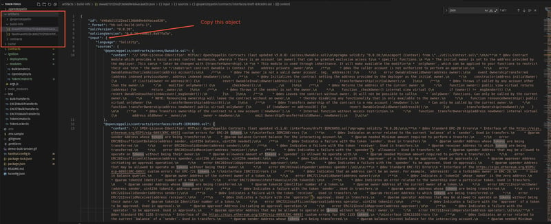 How to get Solidity Standard JSON Input?