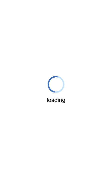 A loading spinner in a sea of white.