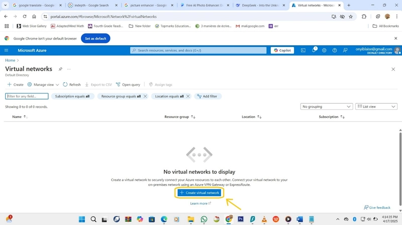 Designing an Azure Virtual Network (Vnet) For a Tech Company a Step-by-Step Guide