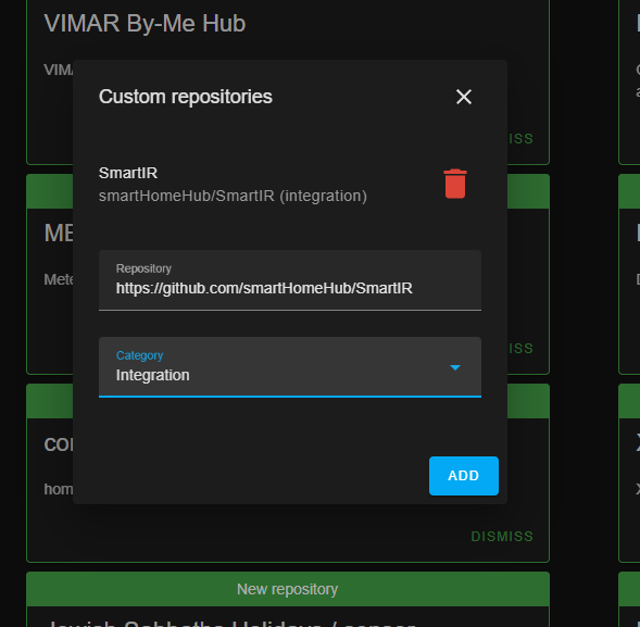 configure custom repo