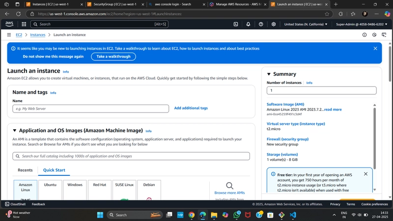 Security Group Settings