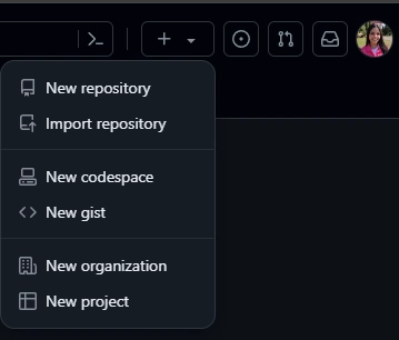 create your github repository