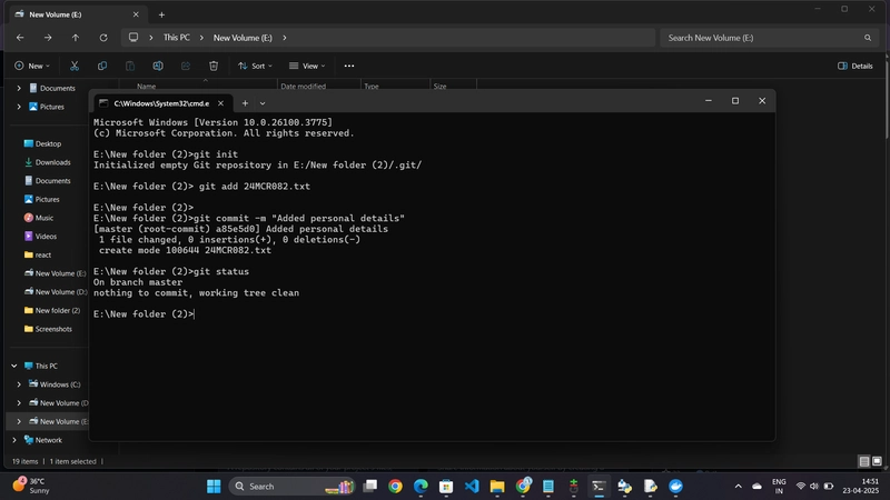 TO PUSH ON GITHUB HANDSON ACTIVITY
