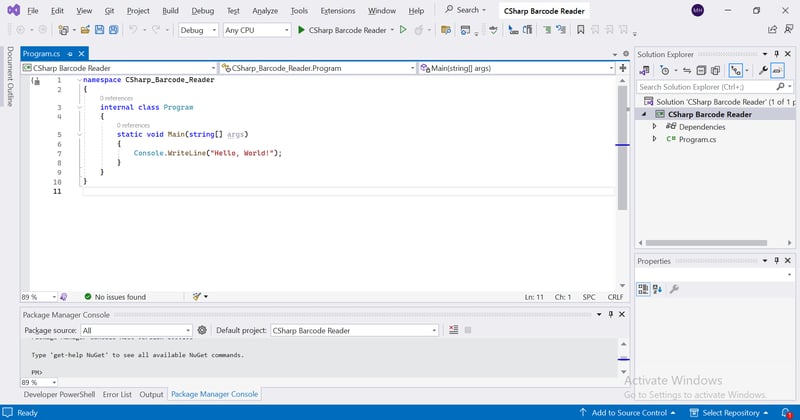 Visual Studio Project