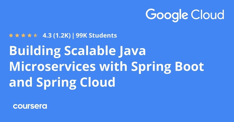 Best Coursera course to learn Microservices