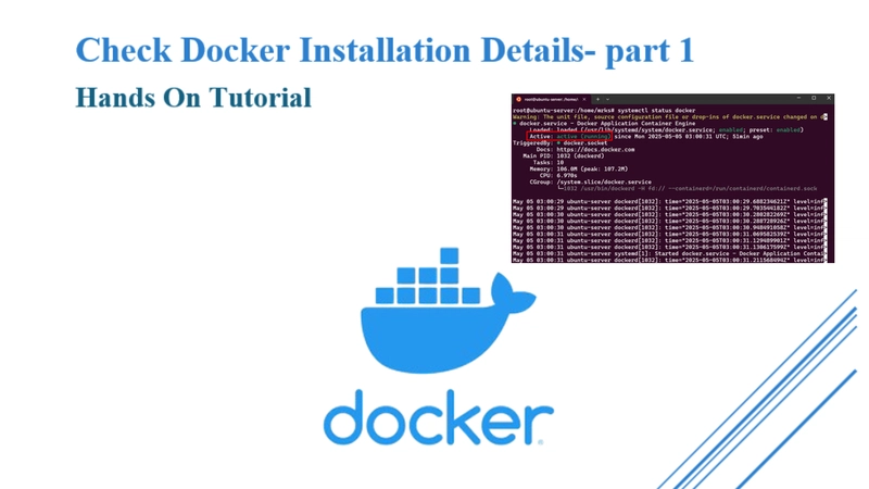 Check Docker Installation Details- part 1