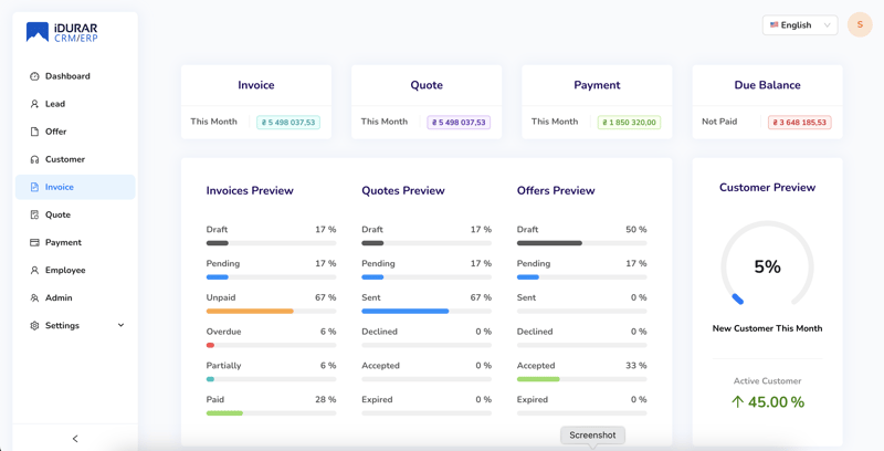 Open Source ERP CRM