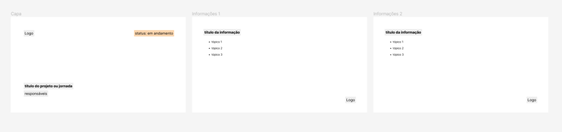 Uma sugestão de tamanho de frames e configuração de exibição