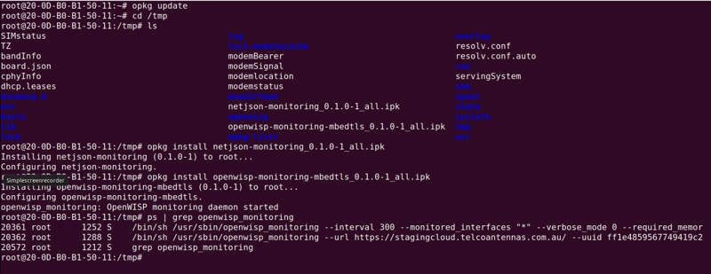 OpenWISP Monitoring Package Installation