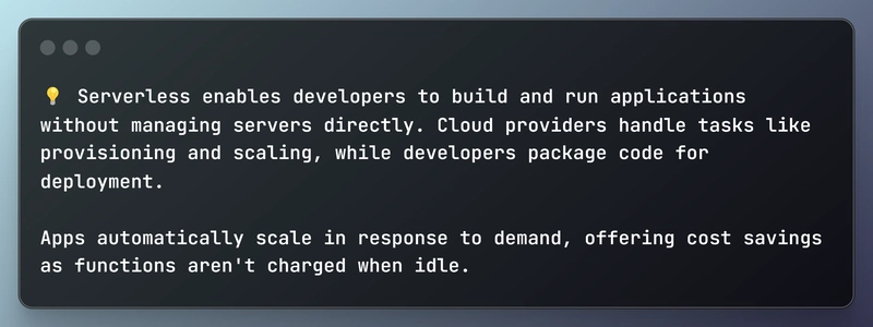 Serverless Architecture