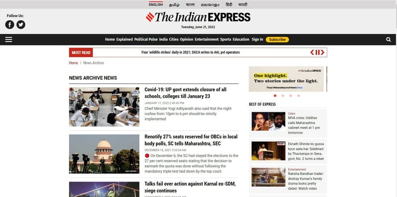 indian express