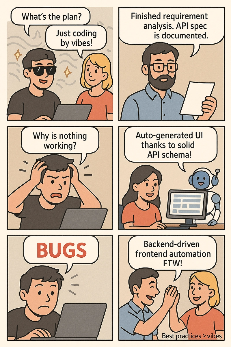 Backend Developers, Automate Frontend Development. Much better than Vibe Coding.