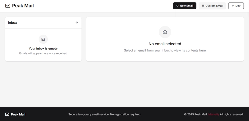 Unveiling Peak Mail✉️: Your Ultimate Weapon Against Spam 