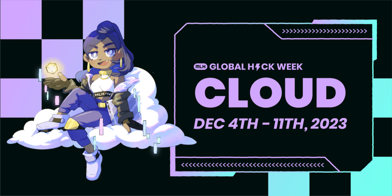 Promotional illustration for Global Hack Week: Cloud