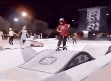 kid falling from skate