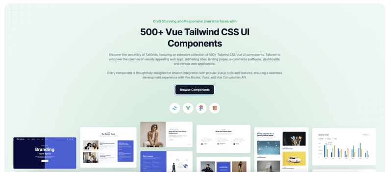 Tailwind vue.js